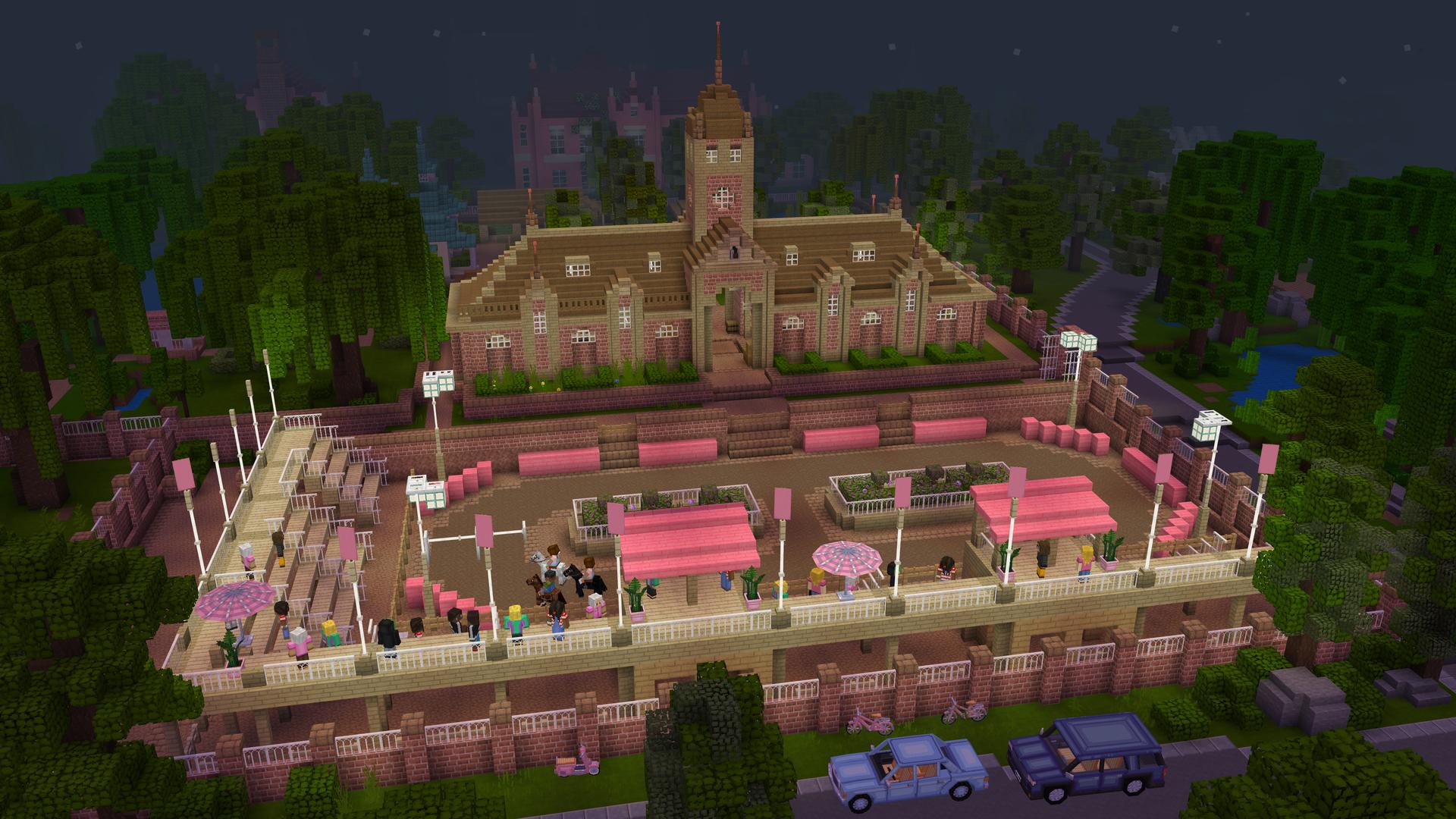 Minecraft Bedrock Add-On Pink Villa