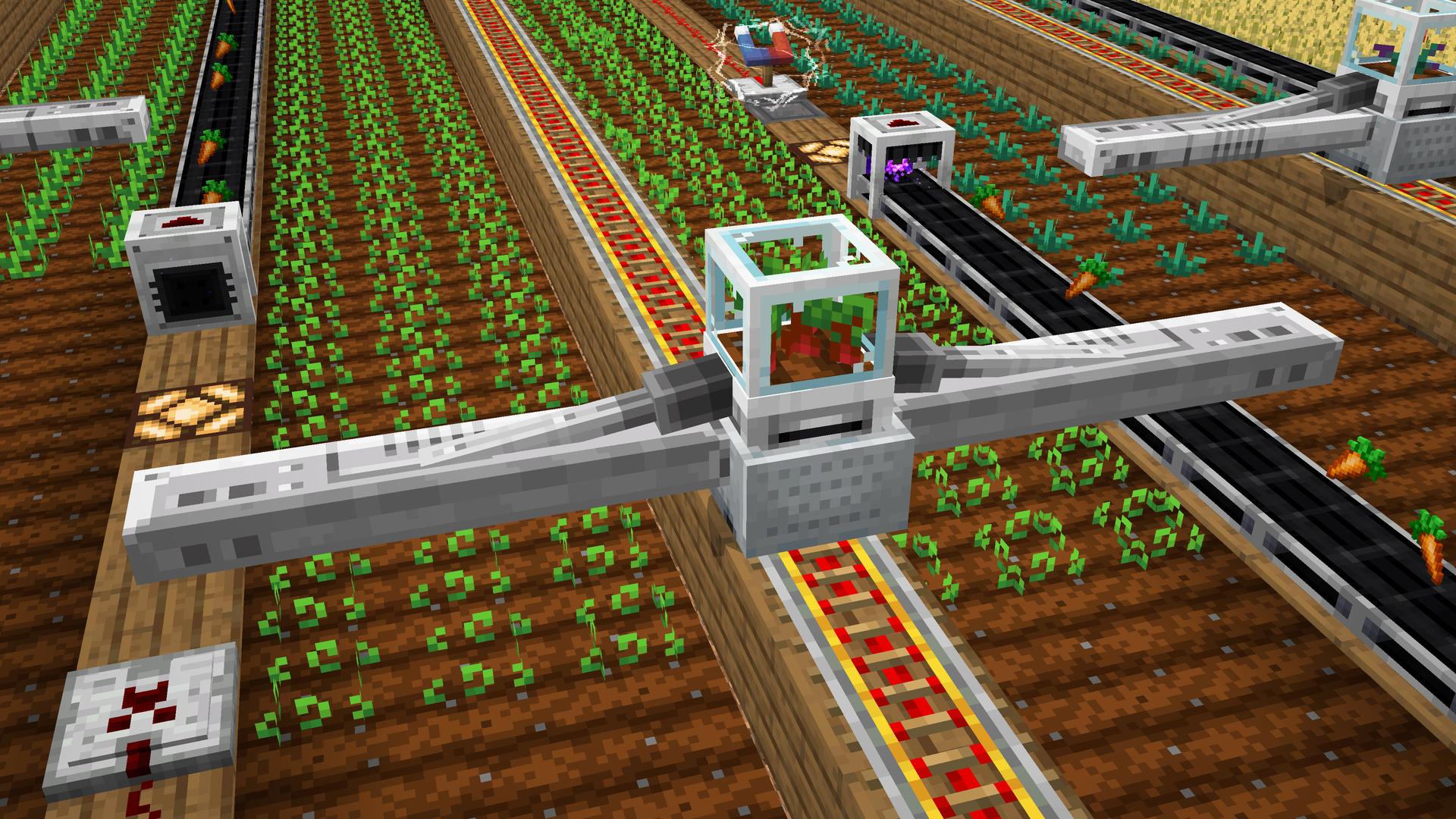 Minecraft Bedrock Add-On Redstone Screenshot