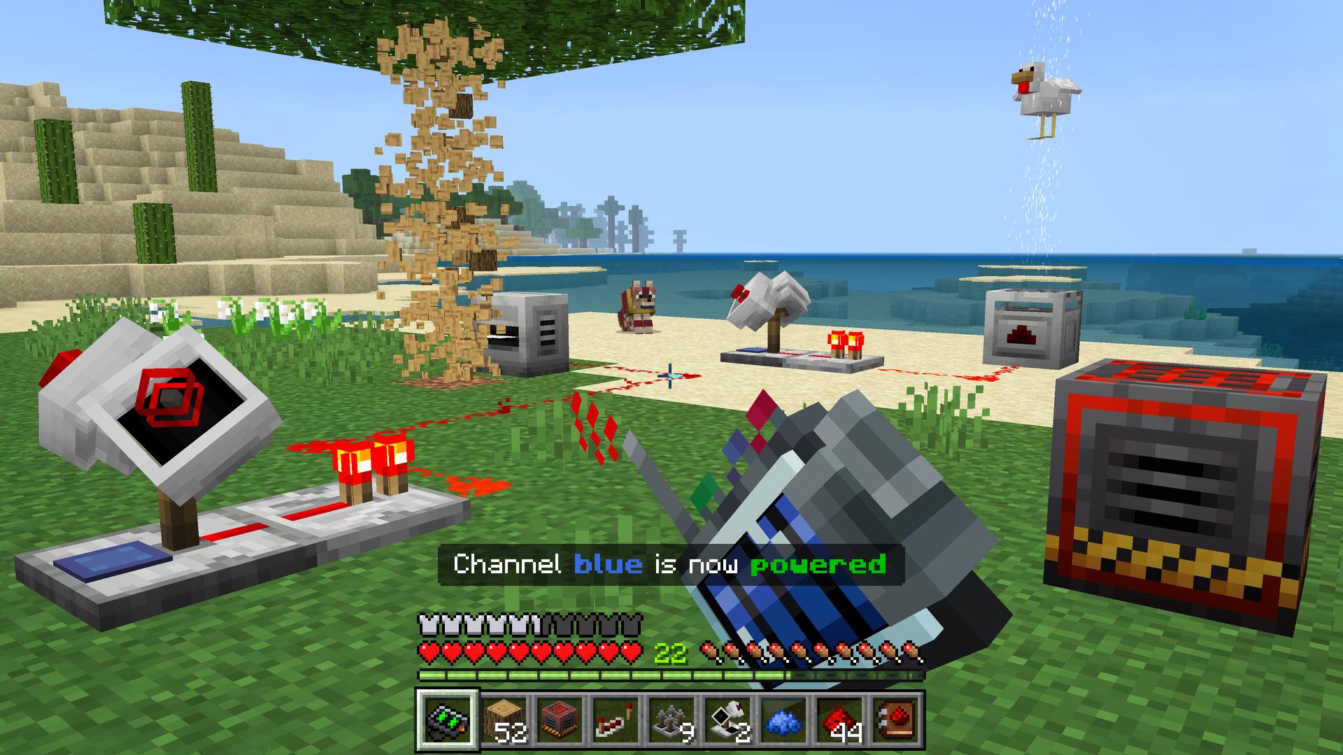 Minecraft Bedrock Add-On Redstone Screenshot