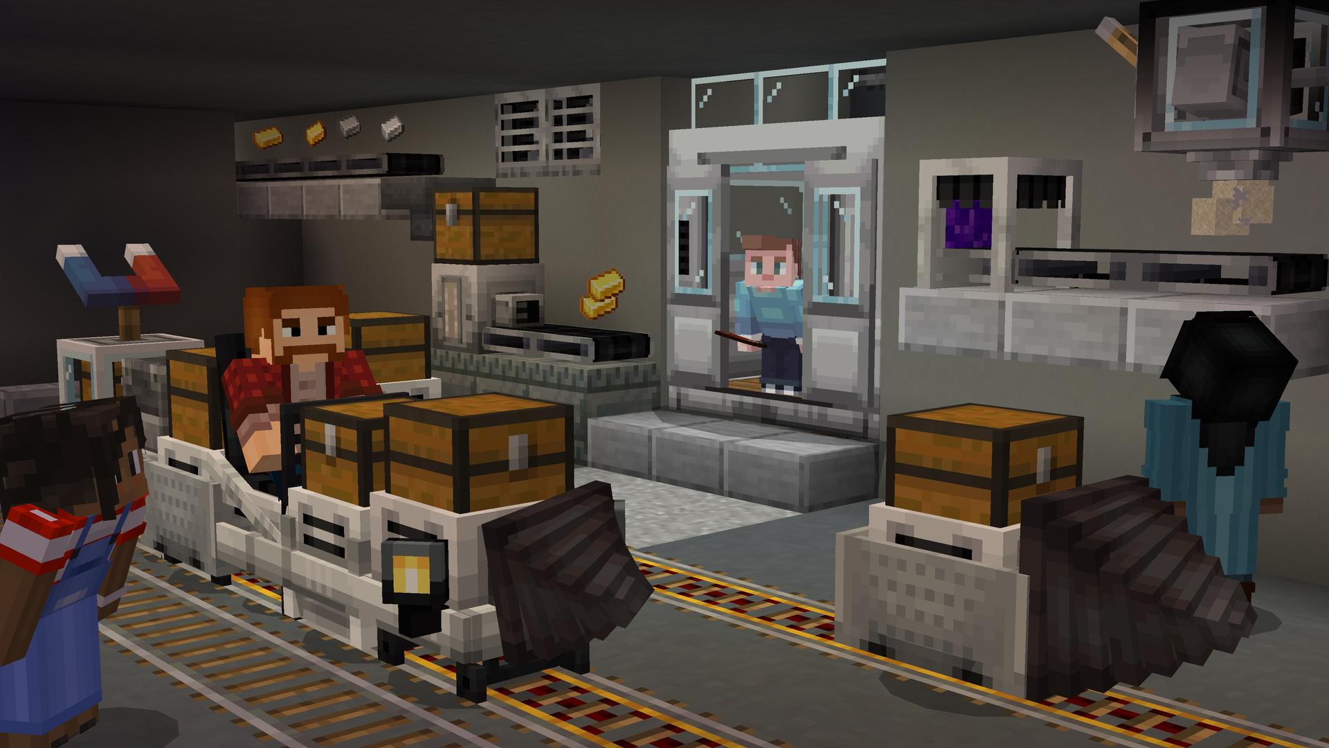 Minecraft Bedrock Add-On Redstone Screenshot