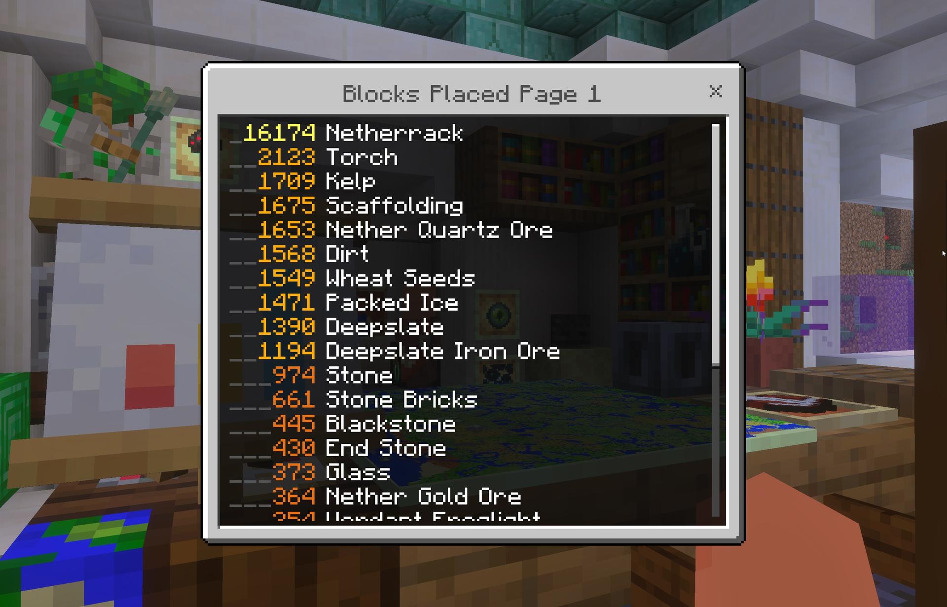 stats menu