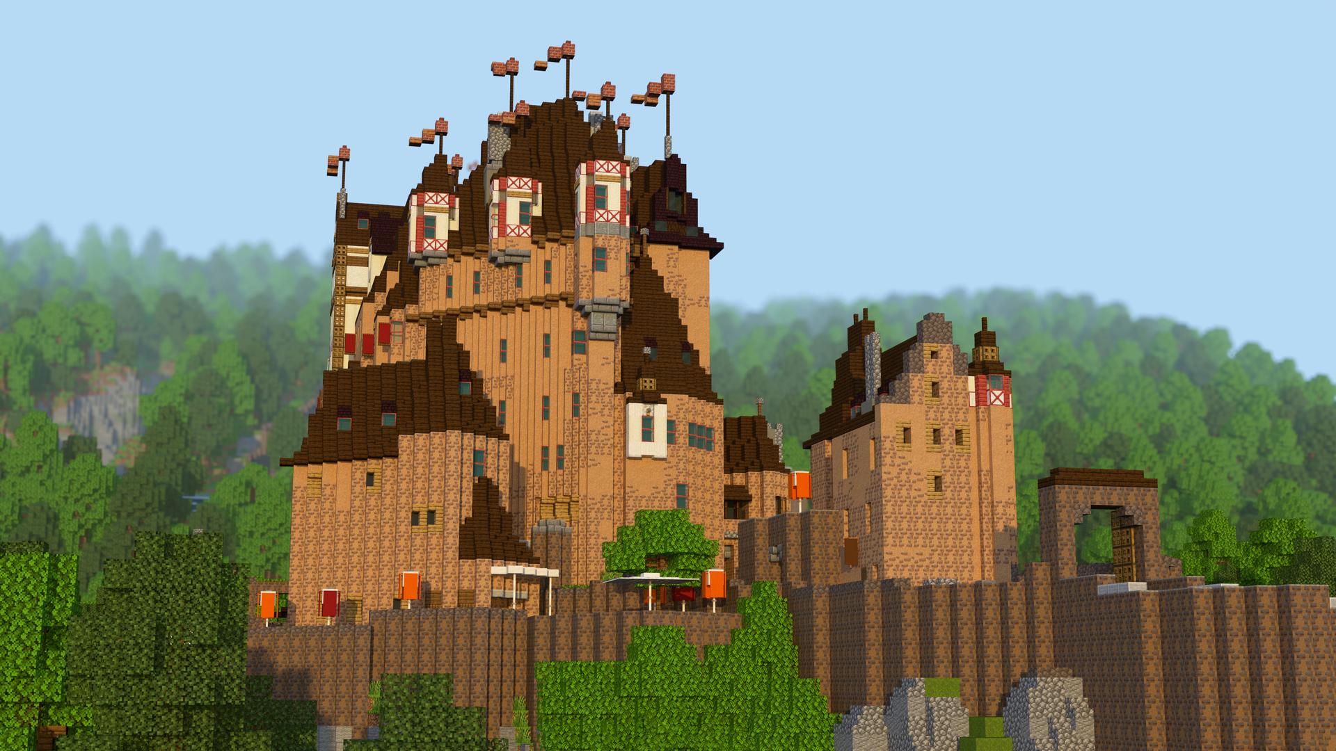 Minecraft Vulkaneifel in Minecraft Project with Gerolsteiner