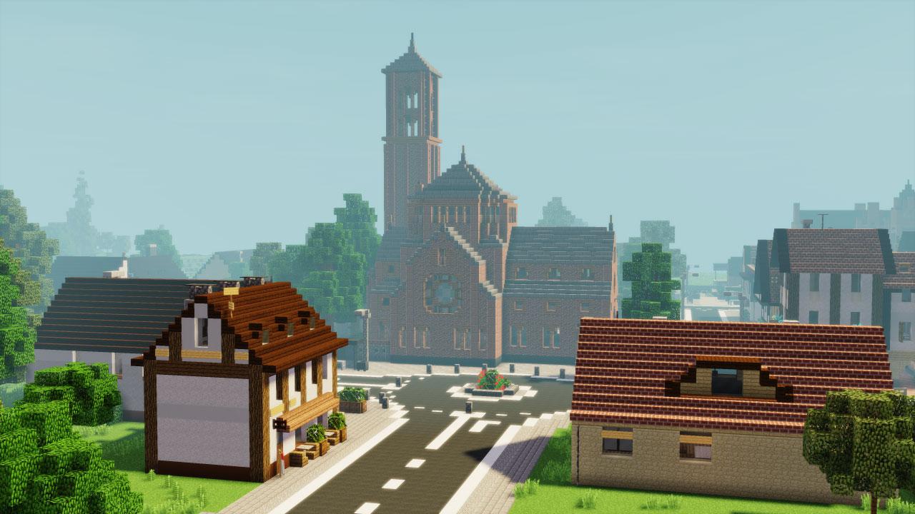 Minecraft Vulkaneifel in Minecraft Project with Gerolsteiner