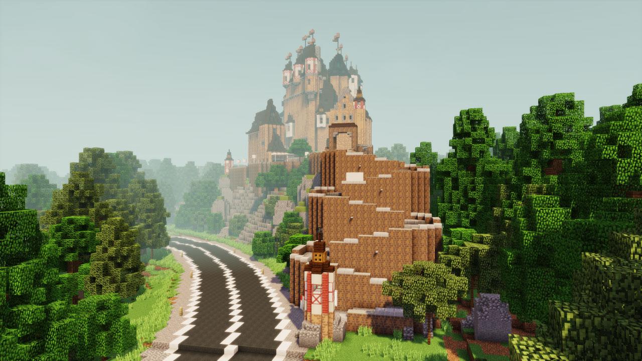 Minecraft Vulkaneifel in Minecraft Project with Gerolsteiner