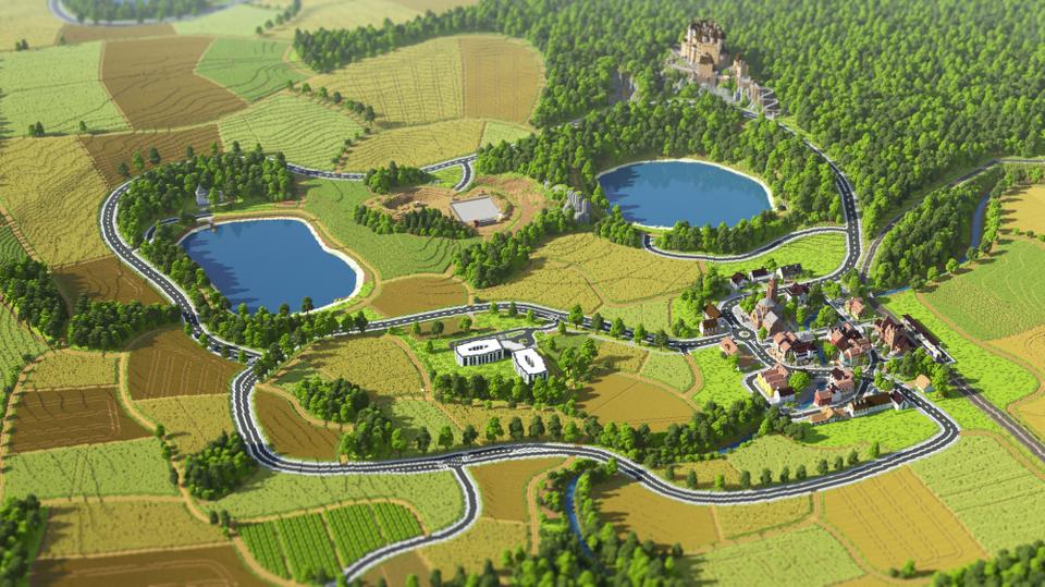 Minecraft Vulkaneifel in Minecraft Project with Gerolsteiner