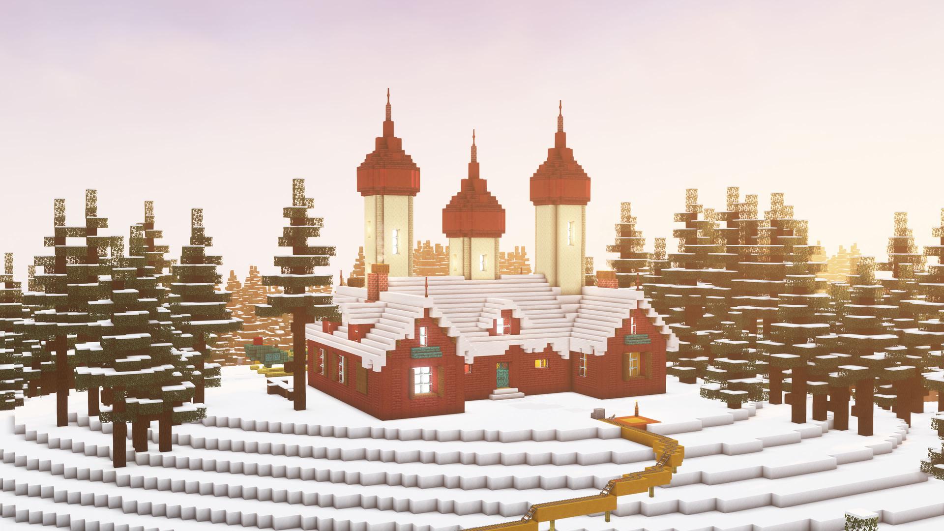 The Secret World of Santa Claus in Minecraft Project