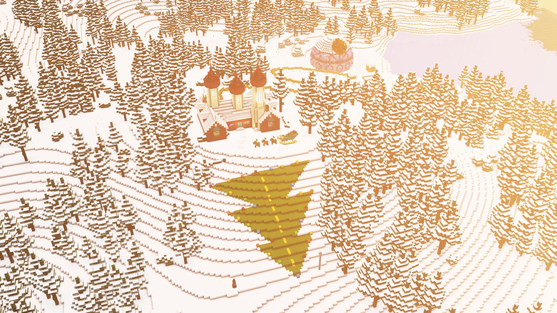 The Secret World of Santa Claus in Minecraft Project