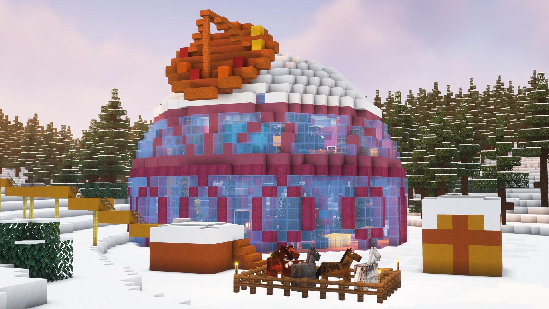 The Secret World of Santa Claus in Minecraft Project