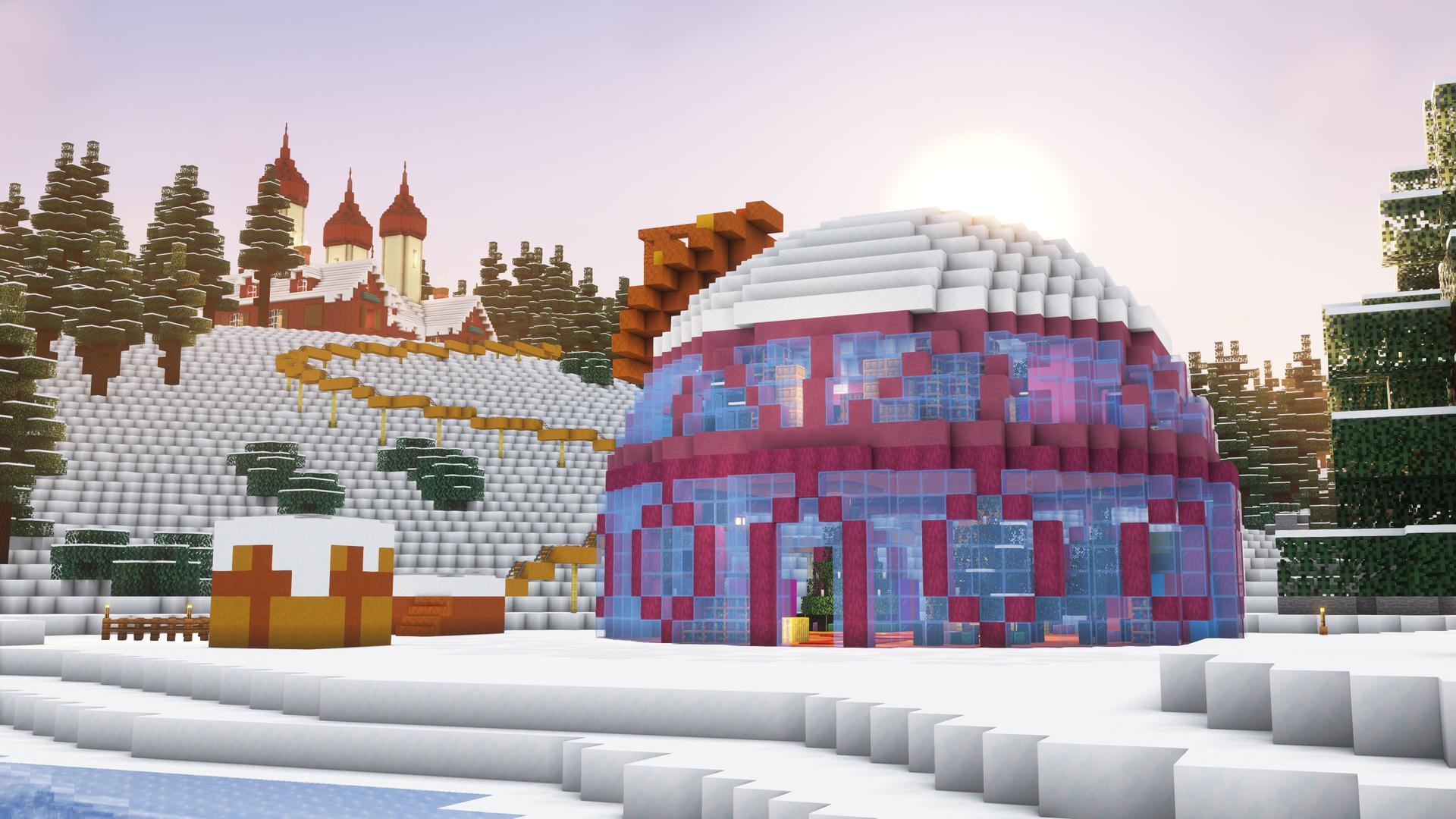 The Secret World of Santa Claus in Minecraft Project