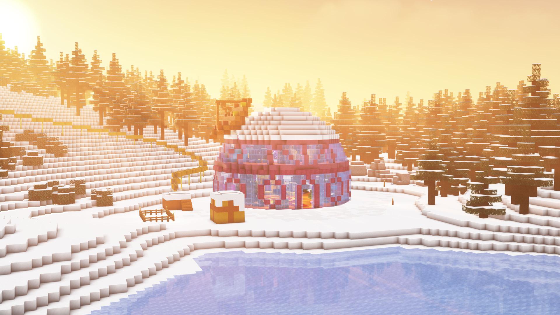 The Secret World of Santa Claus in Minecraft Project
